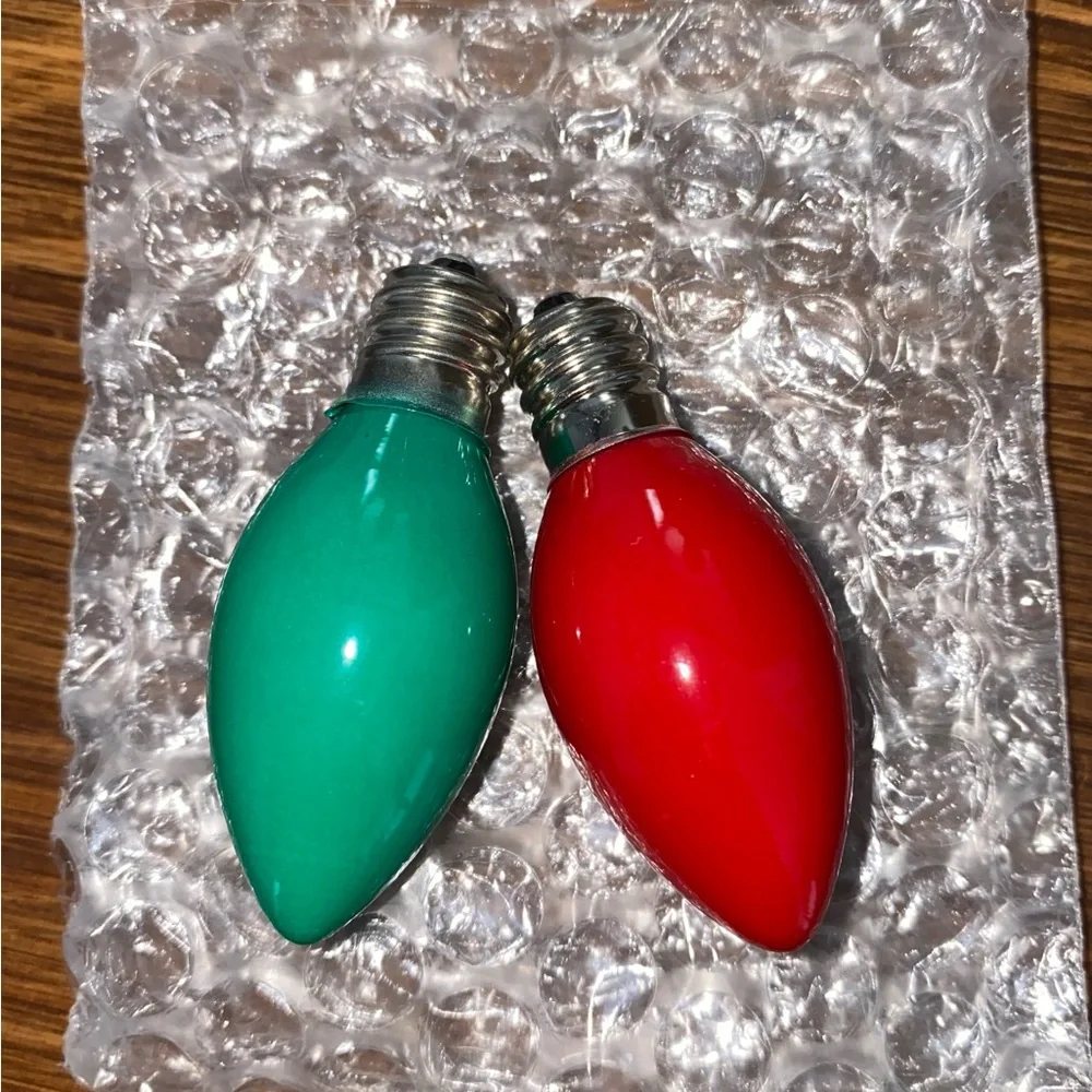 Outdoor/Indoor C7 Patio Christmas Lights 25FT Multicolor Classic Bulbs Brand New